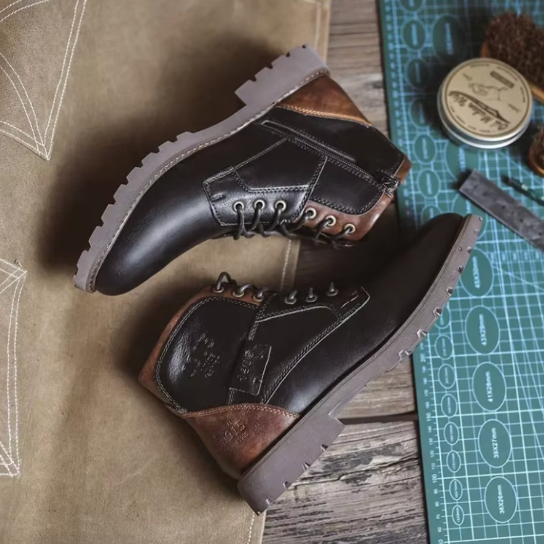 Adam™ | Vintage leren laarzen
