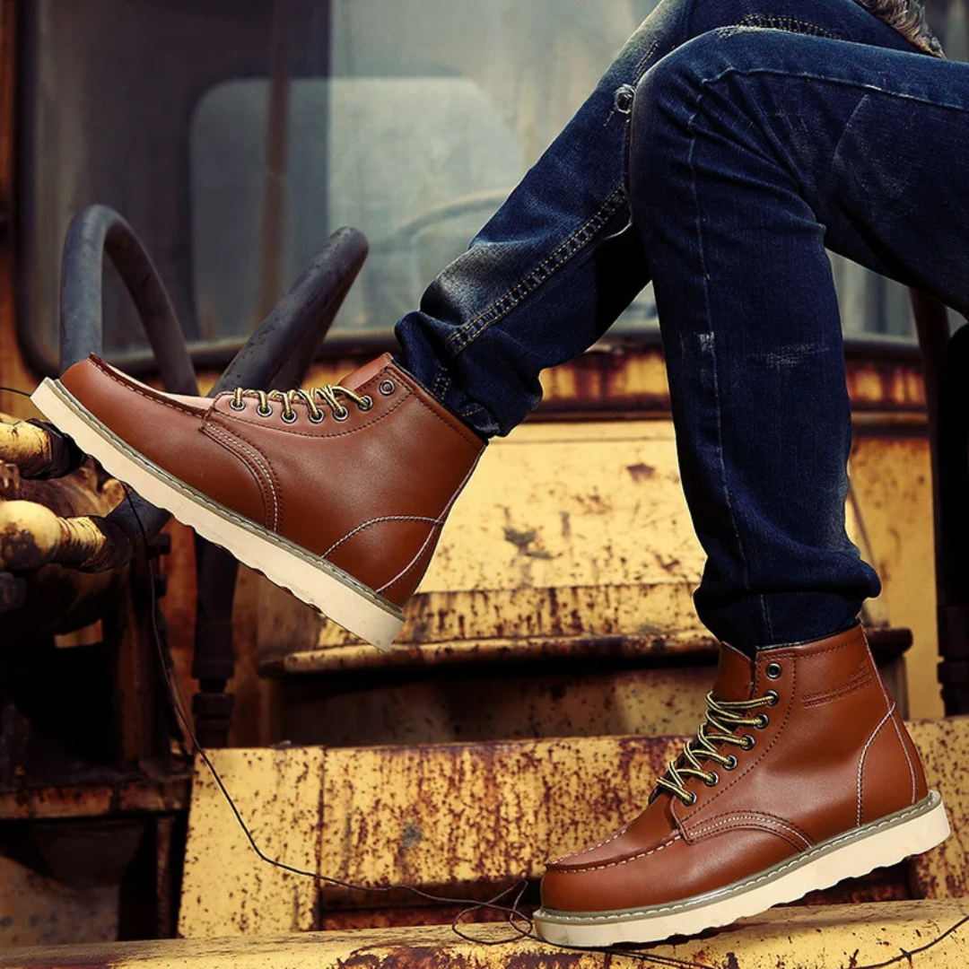 Cole™ | Vintage leren laarzen