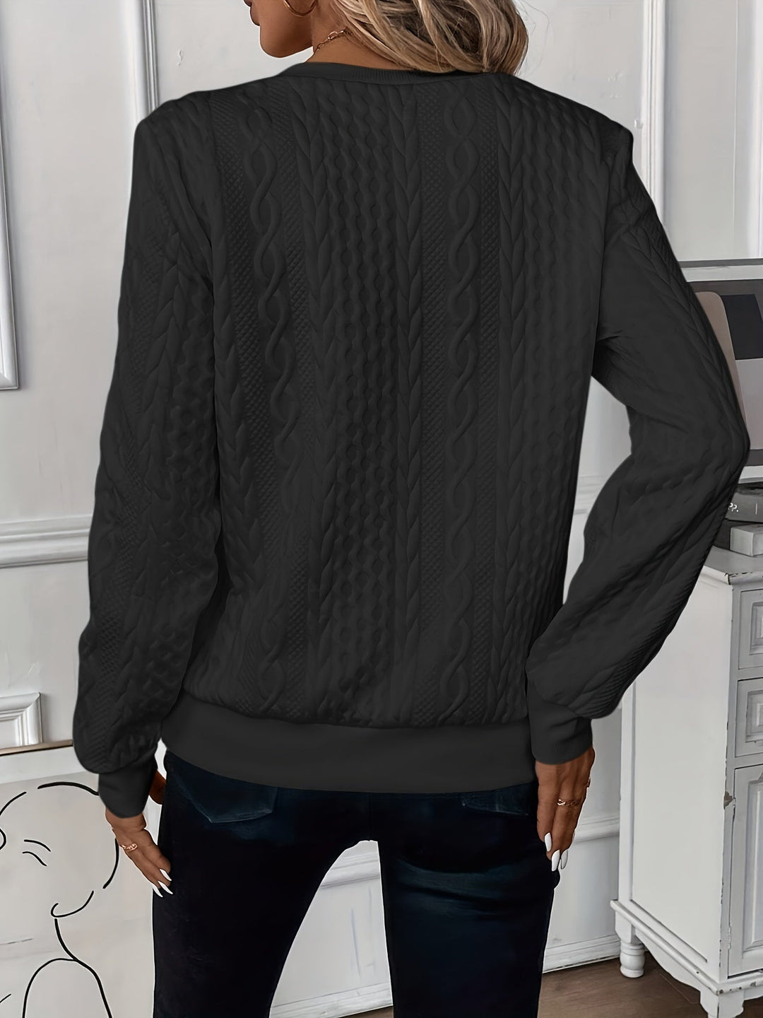 Lina™️ | Chique en elegante gebreide trui