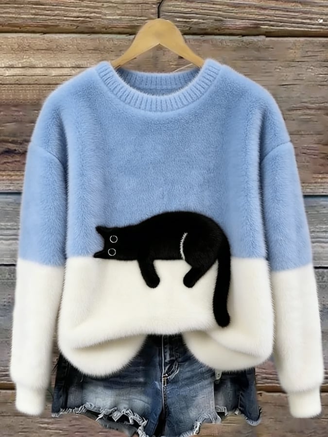 Luna™ | Dames Hoodie met Kattenprint