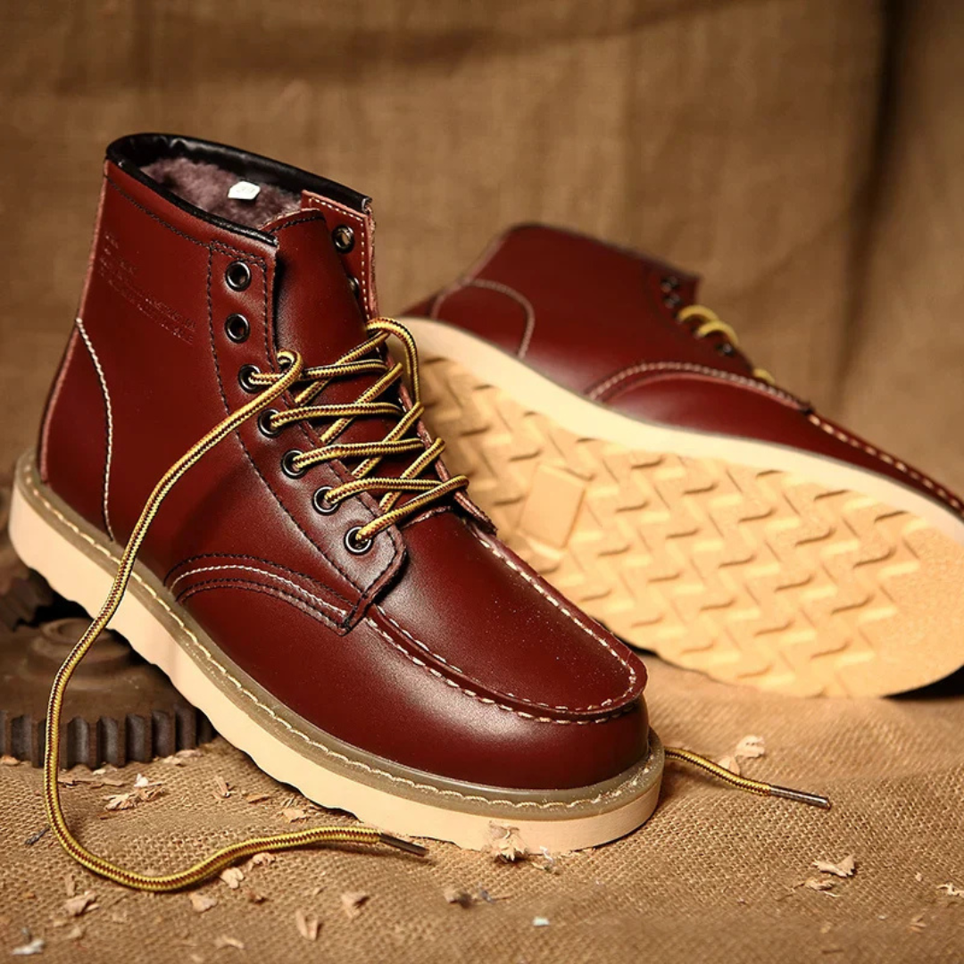 Caleb™ | Vintage leren laarzen