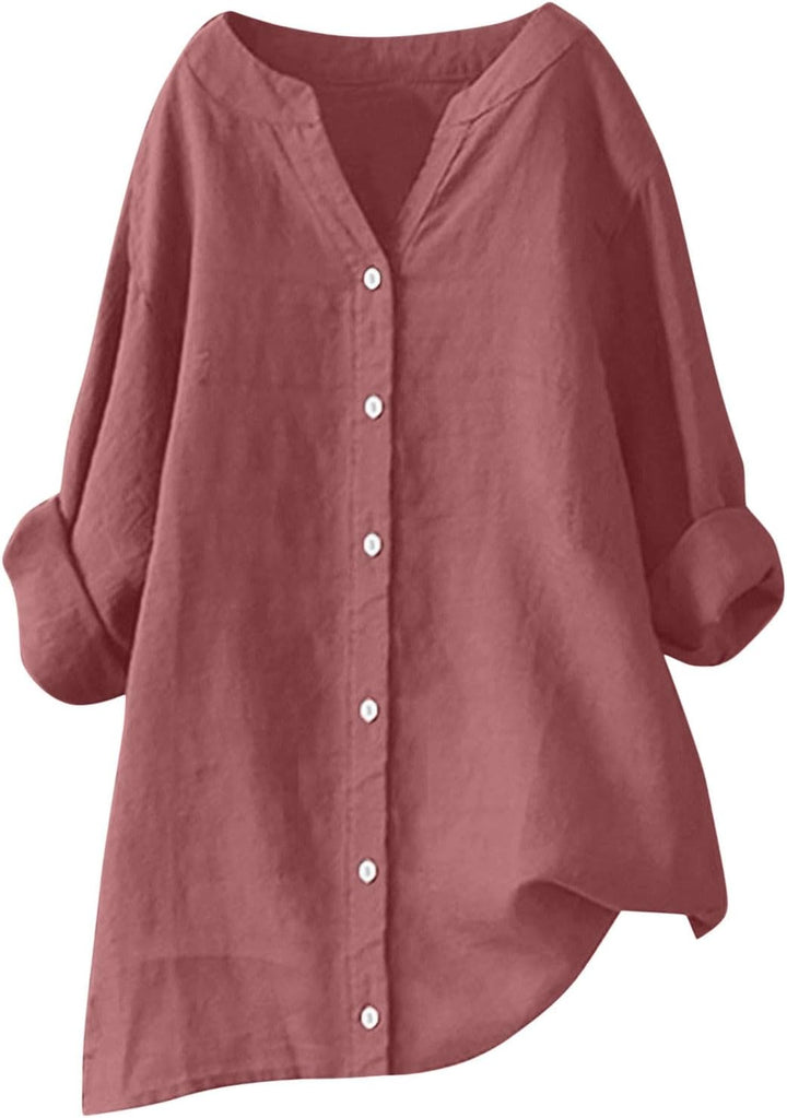 Roos™️ | Lang, soepelvallend shirt