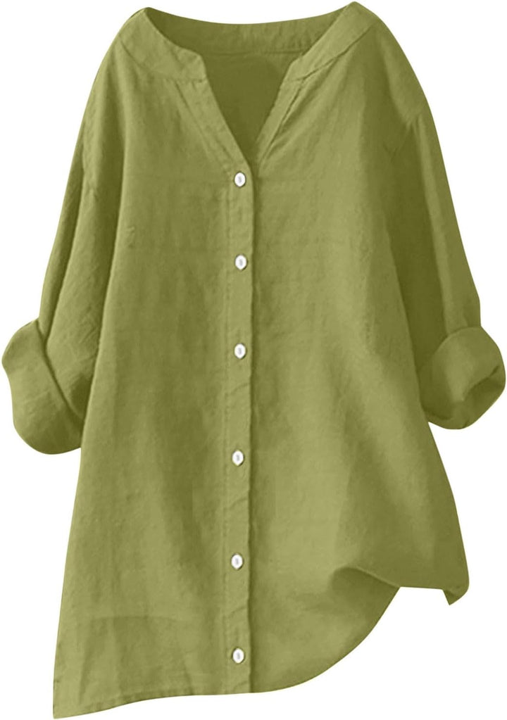 Roos™️ | Lang, soepelvallend shirt