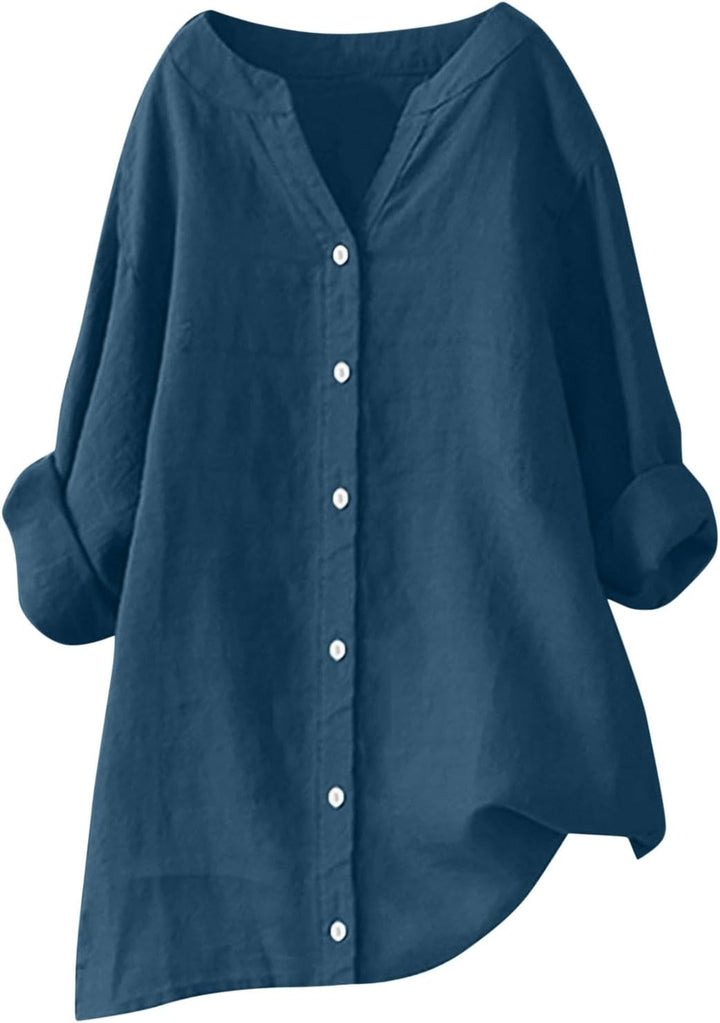 Roos™️ | Lang, soepelvallend shirt