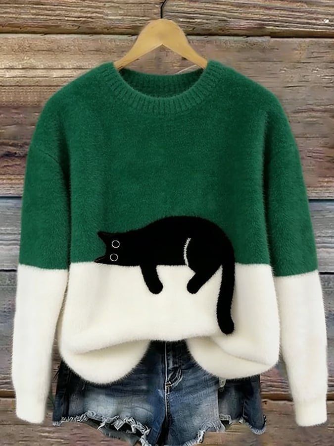 Luna™ | Dames Hoodie met Kattenprint