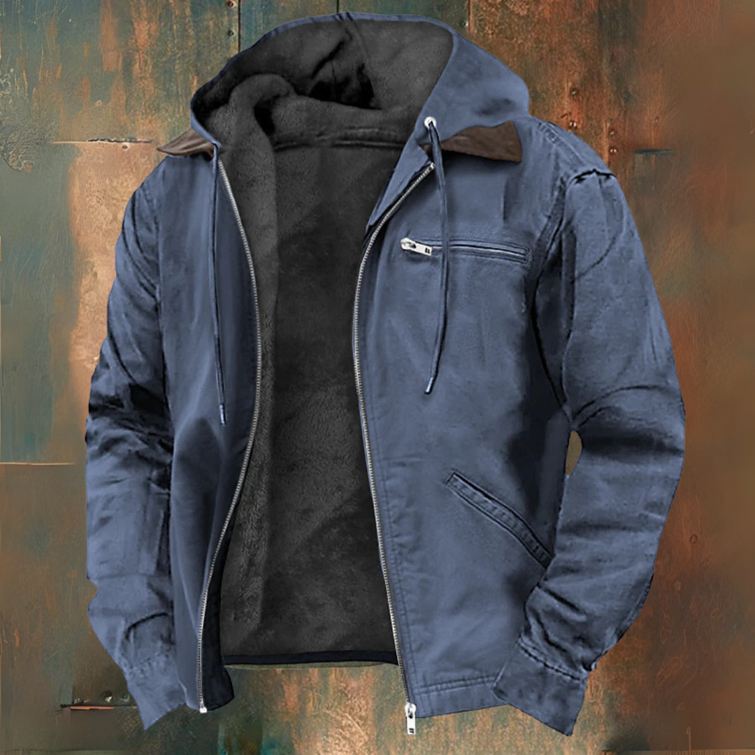 Mats™️ | Warme Jas met capuchon en rits
