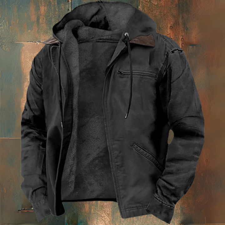 Mats™️ | Warme Jas met capuchon en rits