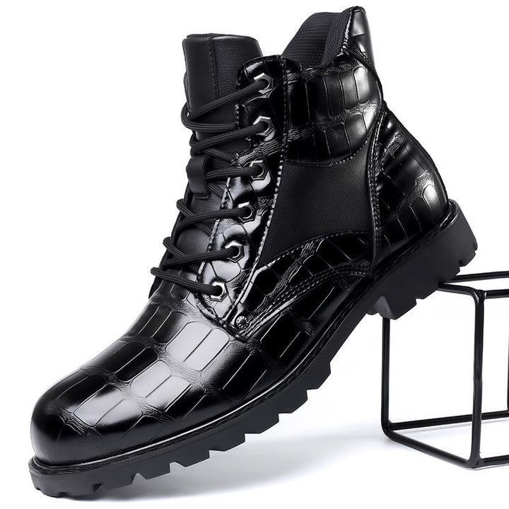 Rendell™ | Krokodillenleren laarzen