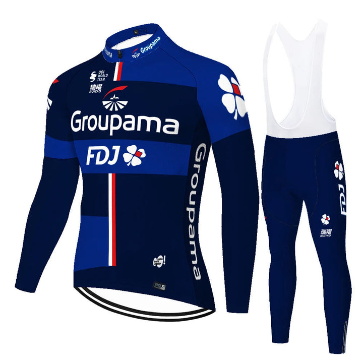 FDJ - Professionele wielerset met lange mouwen
