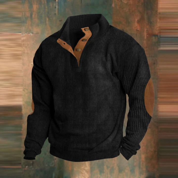 Milan™️ | Casual sweatshirt met hoge hals en lange mouwen