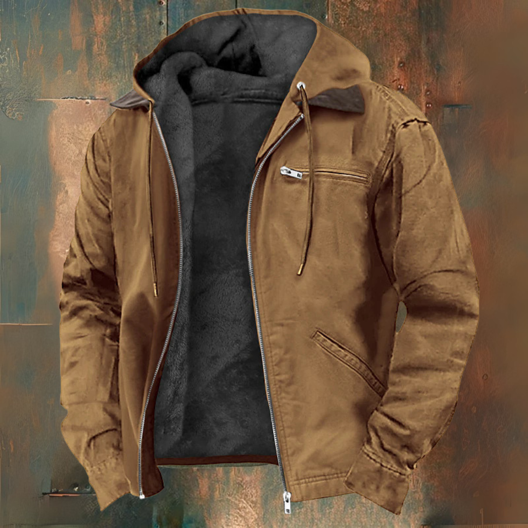 Mats™️ | Warme Jas met capuchon en rits