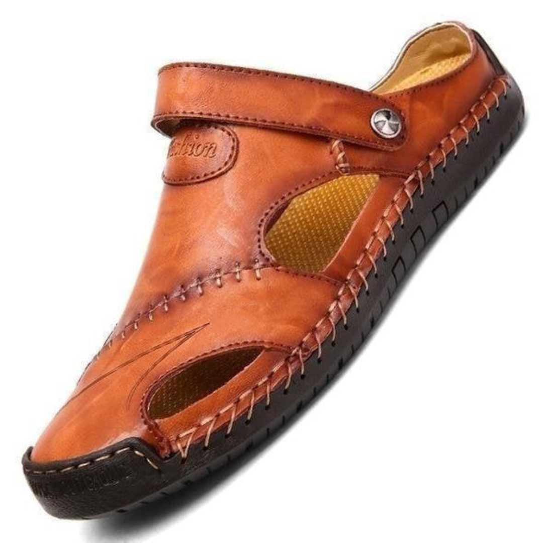 Charles™ | Orthopedische leren sandalen