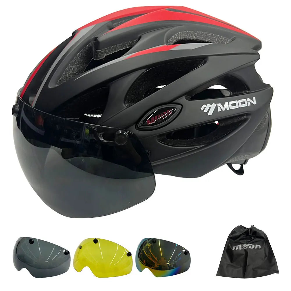 Moon – PRO Fietshelm met geïntegreerd vizier