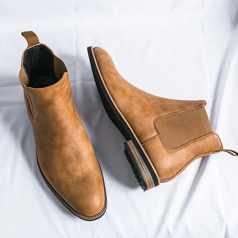 Kristian™ | Leren Chelsea boots