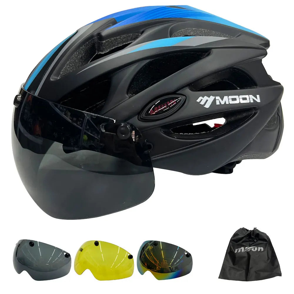 Moon – PRO Fietshelm met geïntegreerd vizier