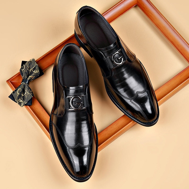 Gavin™ | Handgemaakte leren schoenen
