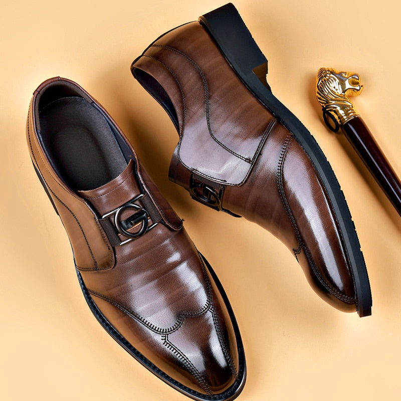 Gavin™ | Handgemaakte leren schoenen