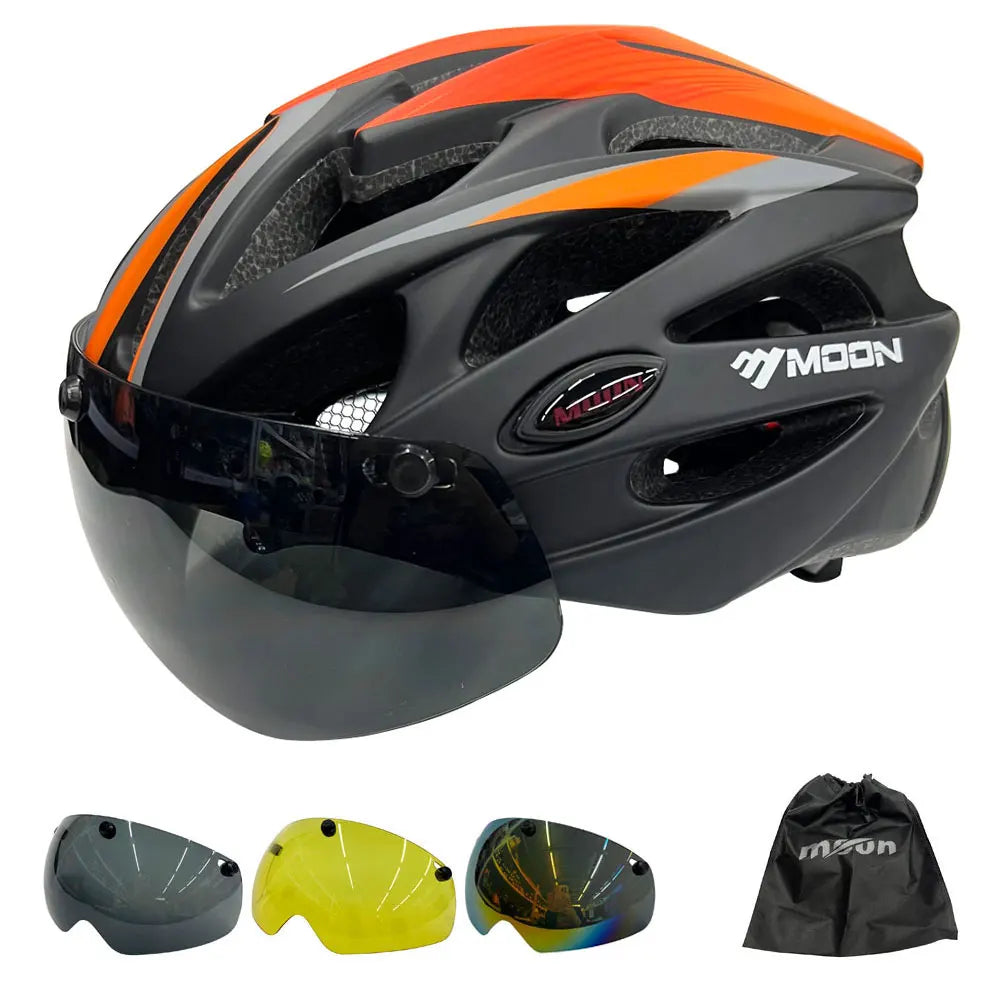 Moon – PRO Fietshelm met geïntegreerd vizier