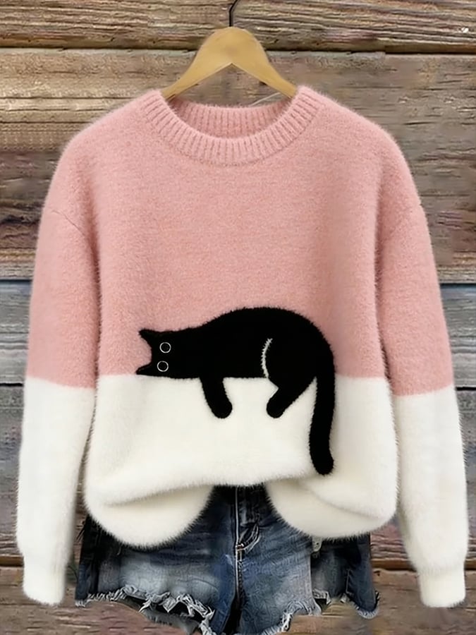 Luna™ | Dames Hoodie met Kattenprint