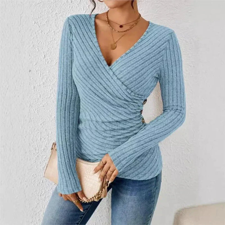 Yara™️ | Top met lange mouwen en buikcorrigerend effect