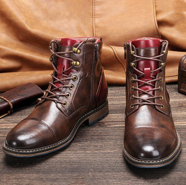 Daniel™ | leren oxford laarzen