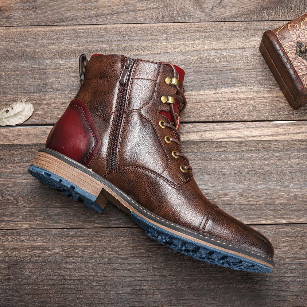 Daniel™ | leren oxford laarzen