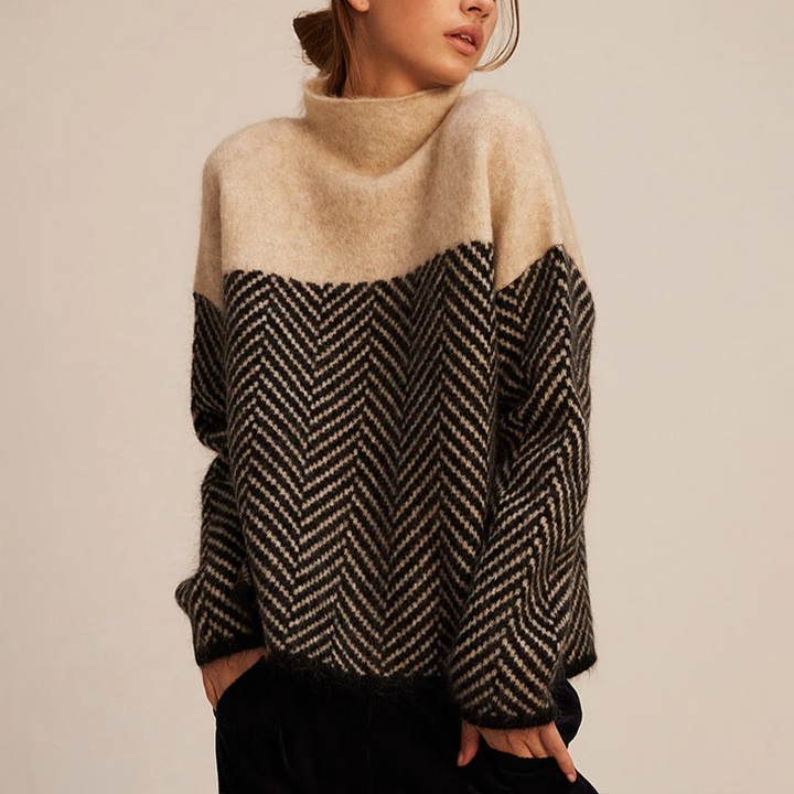 Mila™️ | Trendy trui met hoge hals