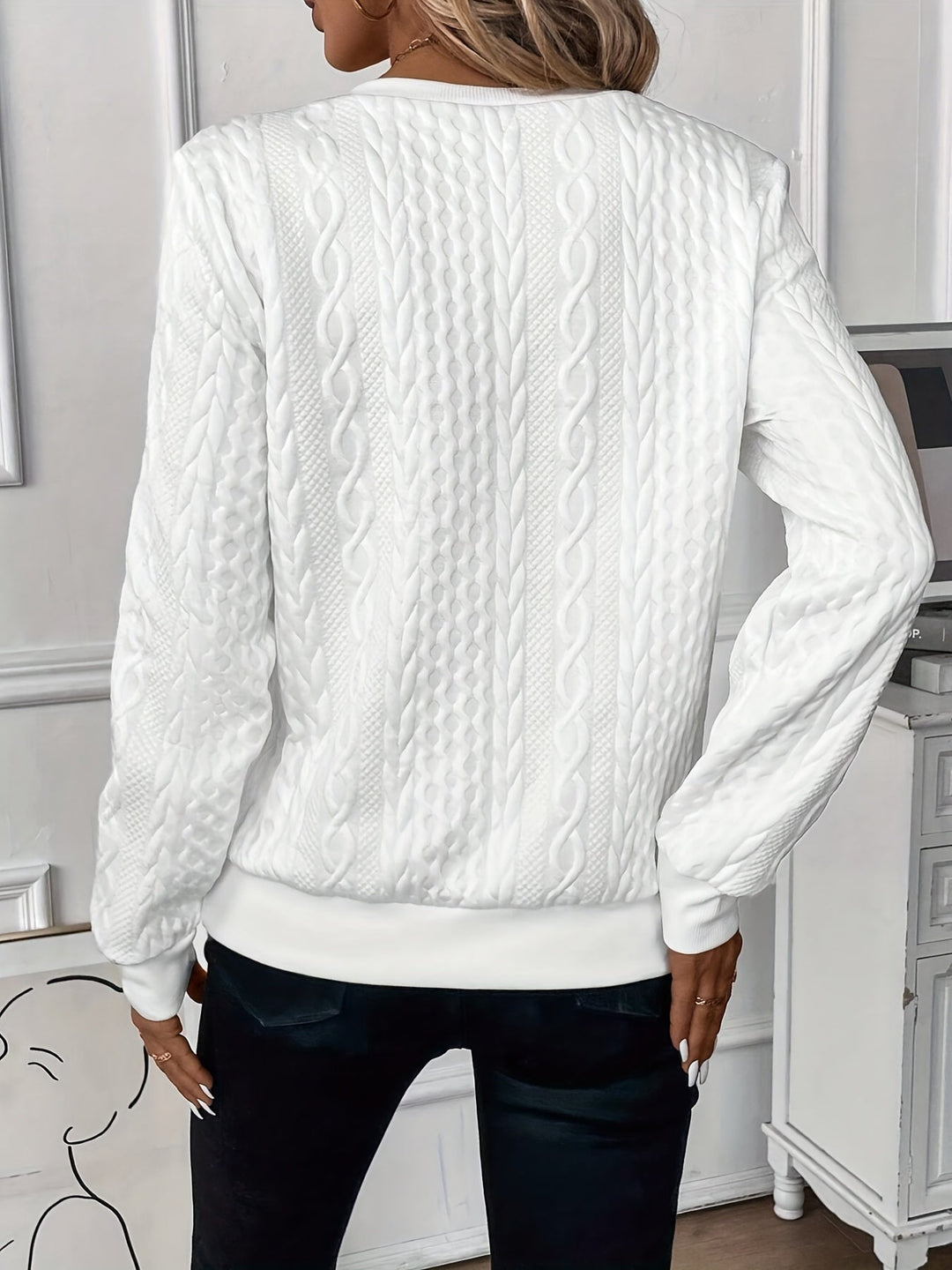 Lina™️ | Chique en elegante gebreide trui