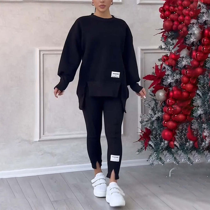 Matilda™ | Tweedelige dames set met oversized top en comfortabele legging