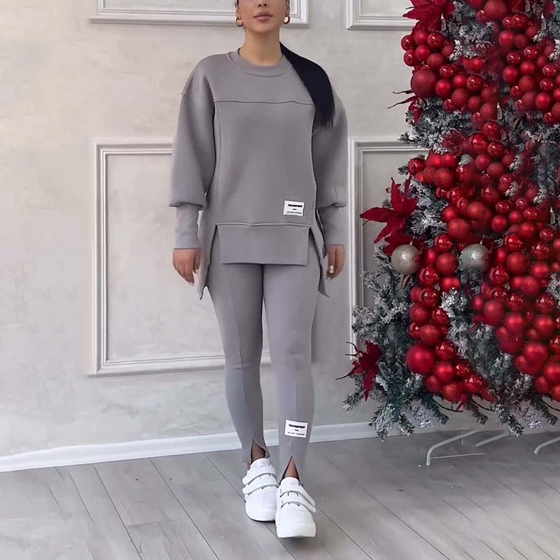 Matilda™ | Tweedelige dames set met oversized top en comfortabele legging
