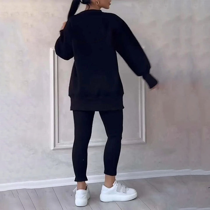 Matilda™ | Tweedelige dames set met oversized top en comfortabele legging