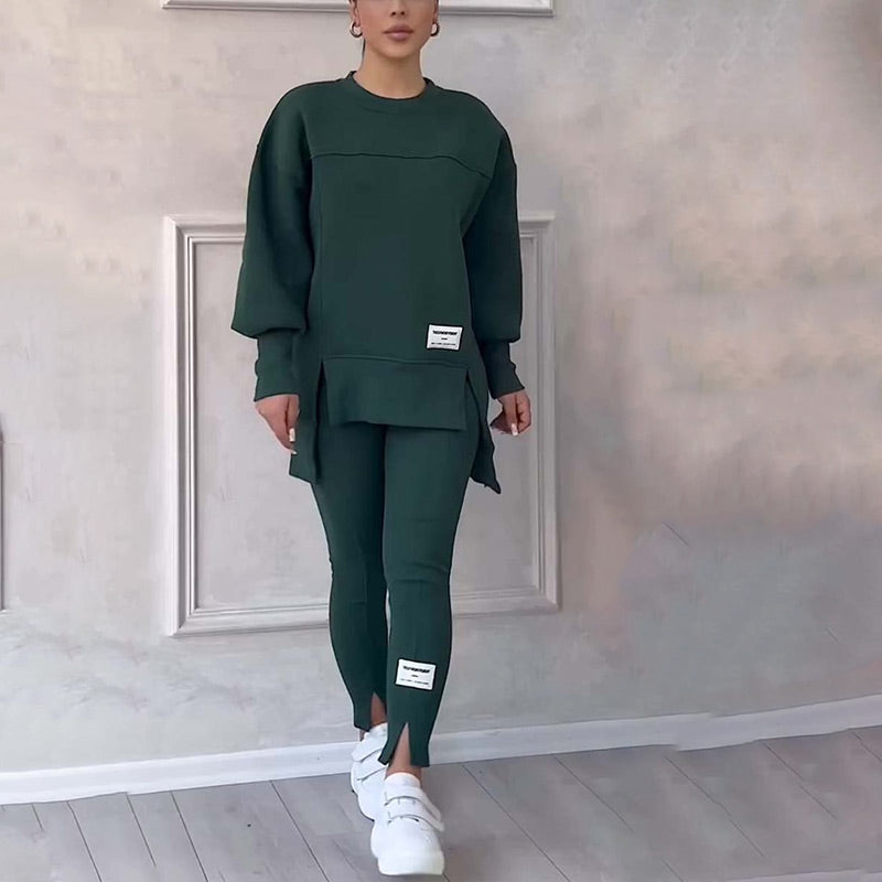 Matilda™ | Tweedelige dames set met oversized top en comfortabele legging