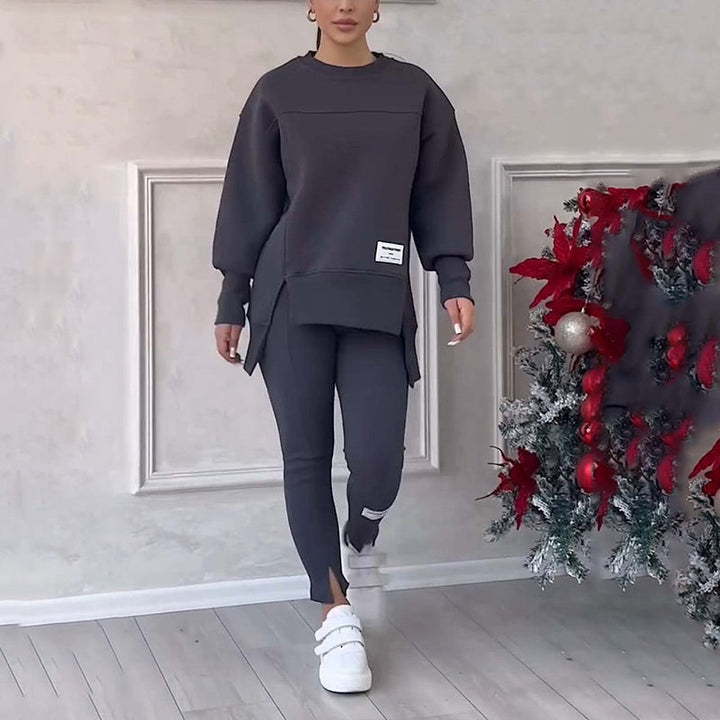 Matilda™ | Tweedelige dames set met oversized top en comfortabele legging
