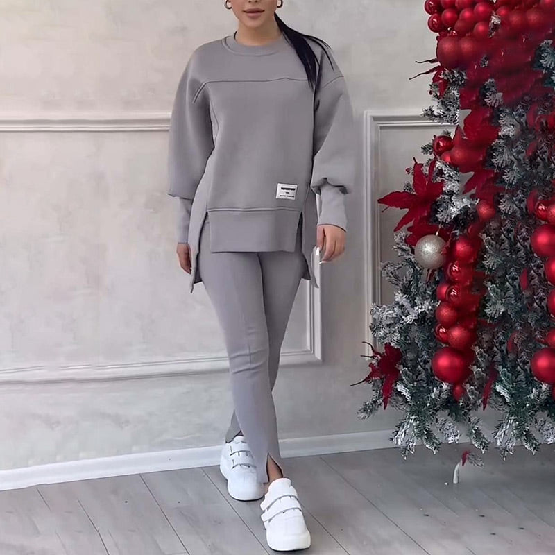 Matilda™ | Tweedelige dames set met oversized top en comfortabele legging