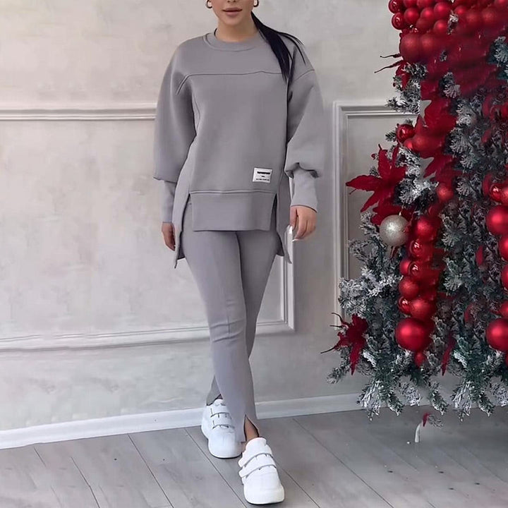 Matilda™ | Tweedelige dames set met oversized top en comfortabele legging
