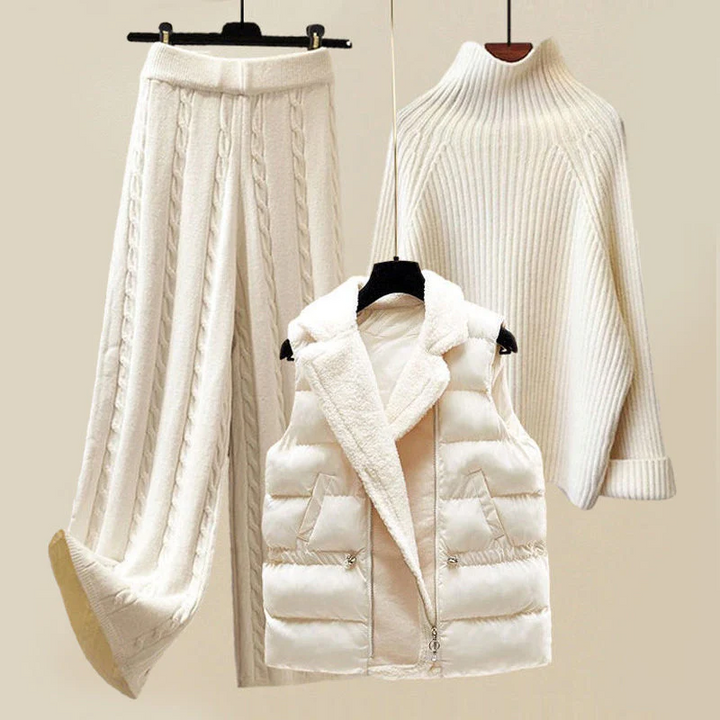 Maja™ | Comfortabele en knusse gebreide set